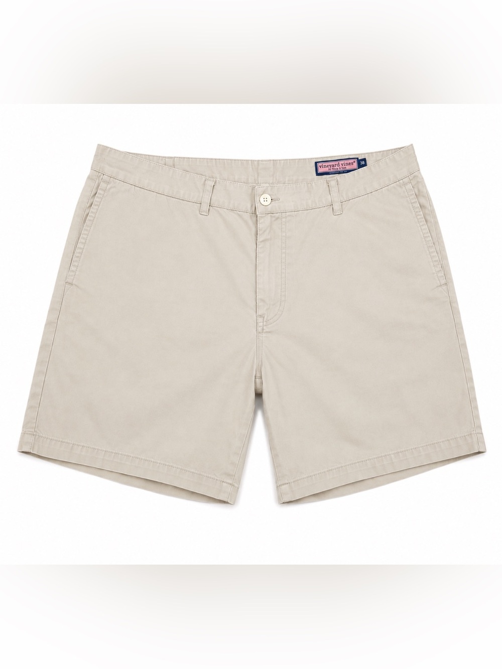 Vineyard Vines Khaki Chino Shorts Men’s Size 38 Classic Coastal Preppy Golf Dad